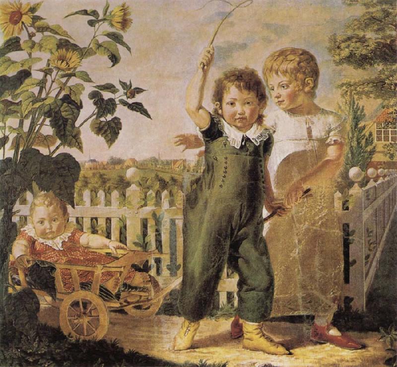 Philipp Otto Runge The Hulsenbeck Children oil painting picture